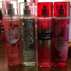 4 Bath & Body Works Body Fragrances